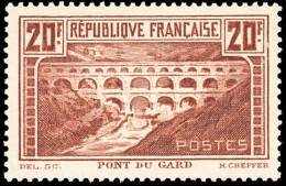 ** 262A - 20F. Pont Du Gard Chaudron. Type I. Papier Blanc Opaque. SUP. - Other & Unclassified