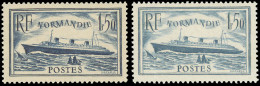 ** 299 / 300 - 1F.50 Normandie Bleu Clair Et Bleu Foncé. SUP. - Andere & Zonder Classificatie