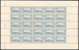 ** 300 - 1F.50 Normandie Bleu-clair. Feuille De 25 Datée Du 15.5.36. Centrage Superbe. SUP. RR. - Other & Unclassified