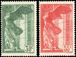 ** 354+ 355 - 30c. Vert + 55c. Rouge. 2 Valeurs. TB. - Other & Unclassified