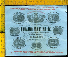 Milano Città  Rinaldo Martini Fu G.pe -Fabbrica Di Stoffe, Ricami, Paramenti Di Chiesa - Via Torino 6,  (piega,difetti) - Milano (Mailand)