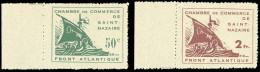 (*) 8 + 9 - 50c. Et 2F. BdeF. SUP. - War Stamps