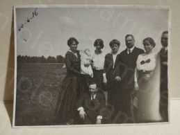 Italia Foto Roma Persone Campagna Romana 1916. Area Appia - Tuscolana - Acquedotti. 110x85 Mm. - Europe