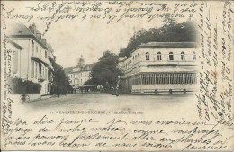 BAGNERES DE BIGORRE , Place Des Thermes , 1902 , Carte Précurseur , µ - Bagneres De Bigorre