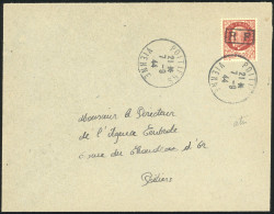 Obl. 7 - POITIERS. 1F.50 Brun-rouge,type II, Obl. S/lettre Locale Frappée Du CàD De POITIERS Du 7 Septembre 1944. TB. - Befreiung