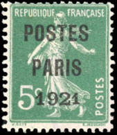(*) 26d - 5c. Vert. Grands Chiffres ''192''. SUP. RR. - Other & Unclassified