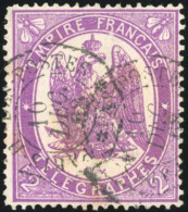 Obl. 5/8 - 25c. Rose : 1 Paire S/fragment + 2 Unités, 50c. Vert : 11 Unités Dont 2 S/fragment, 1F. Orange : 11 Unité Don - Telegraph And Telephone