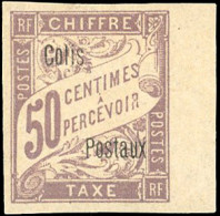 * 4A - Colis-postaux. 50c. Lilas. Sans Surcharge "Côte D'Ivoire". BdeF. SUP. RR. - Autres & Non Classés