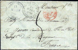 Obl. Précurseur. Lettre Manuscrite Du 7 Mars 1846 De SAINTE-TERRE DU BAS à Destination De La MAYENNE - FRANCE Frappée Du - Other & Unclassified