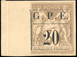 (*) 1b - 20 S/30c. Brun. Variété Accent Grave Sur Le "E". BdeF. SUP. - Autres & Non Classés