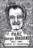 GEORGES BRASSENS  GEO THIERCY  - LE PARC DU POETE  1994  -  TIRAGE LIMITE  500 EX - Künstler