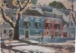 Macau ** & Postal, Artistic Heritage Of The Luís De Camões Museum Watercolors By George Smirnoff (28) - Museum