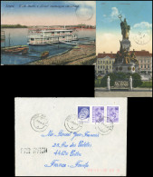 Obl. Lot De 10 Cartes Postales : 9 Vues De SZEGED + 1 Vue D'ARAD + 3 Lettres D'ARAD, Période De L'Armée D'orient Avec No - Otros & Sin Clasificación