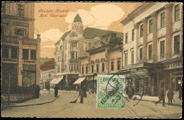 Obl. 29 - 5fi. Vert-jaune Obl. S/carte Postale D'Arad N'ayant Pas Voyagée, Frappée Du CàD D'ARAD 17 NOV. 919 N8. TB. - Autres & Non Classés