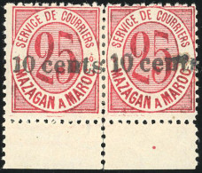 * 44 - 25c. Rouge X 10 + 10 Pièces Obl. + 45A X 10 (neufs Et Obl.) + 45A S/44a X 10. TB. - Other & Unclassified