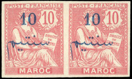 * 12a - Paire Du 10c. S/10c. Rose. TB. - Other & Unclassified