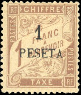 * 5 - Timbres-Taxe. 1p. S/1F. Lilas-brun. TB. - Autres & Non Classés