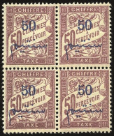 * 10/12 - Timbres-Taxe. Bloc De 4 Dont 2 **. TB. - Other & Unclassified