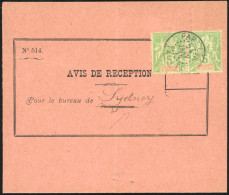 Obl. 14 - Paire Du 5c. Vert-jaune Obl. S/convocation Administrative Recommandée Frappée Du CàD De PAPEETE Du 24 Janvier  - Other & Unclassified