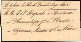 Obl. Précurseur. Lettre Manuscrite De ST-LOUIS Du 10 Juillet 1823 à Destination De BORDEAUX. SUP. - Sonstige & Ohne Zuordnung