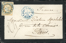 Obl. 19 - Précurseur. Timbre De Colonies Générales N°19. 15c. Bistre Obl. S/lettre Frappée Du CàD ''CORR. D'ARMEE * GORE - Autres & Non Classés