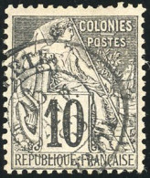 Obl. Petit Lot De Timbres De Tahiti Ainsi Que De Colonies Françaises Obl. PAPEETE. TB. - Andere & Zonder Classificatie