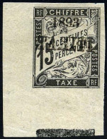 (*) 20 - Timbres-Taxe. 15c. Noir. CdeF. TB. - Sonstige & Ohne Zuordnung