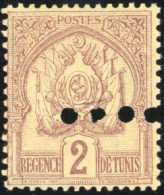 * 10 - Timbres-Taxe. 2c. Lilas-brun S/paille. Perforation Décalée. SUP. - Sonstige & Ohne Zuordnung