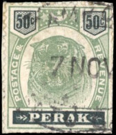 Obl. SG#75 - 50c. Green And Black. Used. VF. - Other & Unclassified