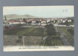 CPA - 38 - Saint-Maurice-de-l'Exil - Vue Générale - Colorisée - Circulée En 1908 - Other & Unclassified