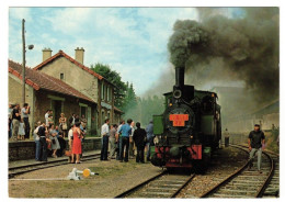 BELLE CARTE - LOCOMOTIVE À VAPEUR - LE TRAIN À VAPEUR VELAY - VIVARAIS LA GALOCHE - Stations With Trains