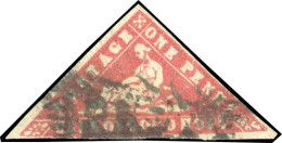 Obl. SG#13b - 1p. Brich-red. F. - Capo Di Buona Speranza (1853-1904)