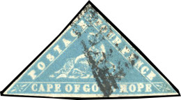 Obl. SG#14 - 4p. Pale Milky Blue. VF. - Cape Of Good Hope (1853-1904)