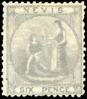 * SG#3 - 6p. Grey-lilac. VF. - St.Christopher-Nevis & Anguilla (...-1980)