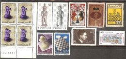 Several Countries Chess,baseball,tennis,billards,soccer Set 13 Stamps MNH - Schach