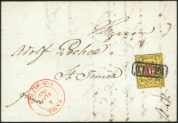 Obl. Zu#15 I - Suisse 1850 Rayon II. Zst.no.16.II T37 A1 O S/lettre. Obl. FRANCO De Bâle Noir Et BASTEL 4 NOV 1850 En Ro - Other & Unclassified