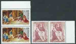 Italia, Italy, Italien, Italie 1978; Natale, Serie Completa. Due Coppie Con Un Bordo. - Christmas