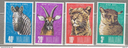 MALAWI 1975 Fauna Animals MNH(**) Mi 250-253 #Fauna66 - Altri & Non Classificati