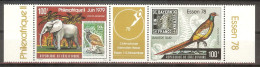 IVORY COAST Birds,animal Strip Of 2 Stamps MNH - Other & Unclassified