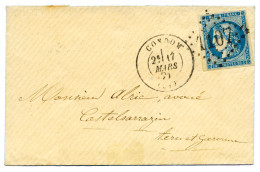 France : N°45B Obl. De BESANCON 23/DEC/1870 Sur Pli Pour Morteau - Andere & Zonder Classificatie