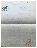 France : Libération. Rare Document à Entête Du Comité D’édition De L’Amicale Du Loup Daté Du 14/9/46  Relatif Aux émissi - Historical Documents