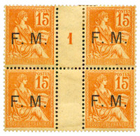 France : FM N°1* - Militaire Zegels