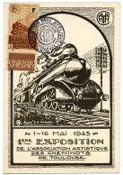 France : CP N°200 Obl. "Expo. Phil. Toulouse 1/16 Mai 1943" Sur Carte Maximum - Autres & Non Classés