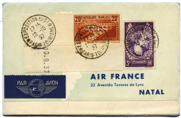 France : Postes Aériennes. Dépliants Cinq Volets, Tour Du Monde De 1937 - Other & Unclassified