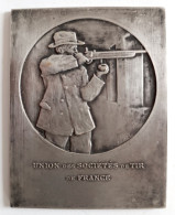 Plaque UNION Des SOCIETES De TIR France - Other & Unclassified