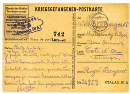 France : Carte Entier "MUTUELLE Du STALAG IV. A TOUT POUR NOS ENFANTS" - Other & Unclassified