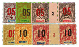 Guyane : N°67/72**/* - Sonstige & Ohne Zuordnung