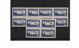 Lot De 12 Timbres De France Poste Aérienne Numéro 6 (10 Neuf** 2 Infime Tache De Rouille) Cote 502.00 Euros - 1927-1959 Postfris