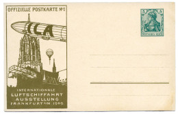 Allemagne : Entier Postal Carte Postale Officielle N°1 - Sonstige & Ohne Zuordnung