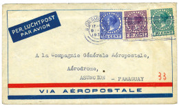 Pays-Bas : 10-5-1930. LA HAYE - TOULOUSE - NATAL- ASUNCION (Paraguay) - Other & Unclassified